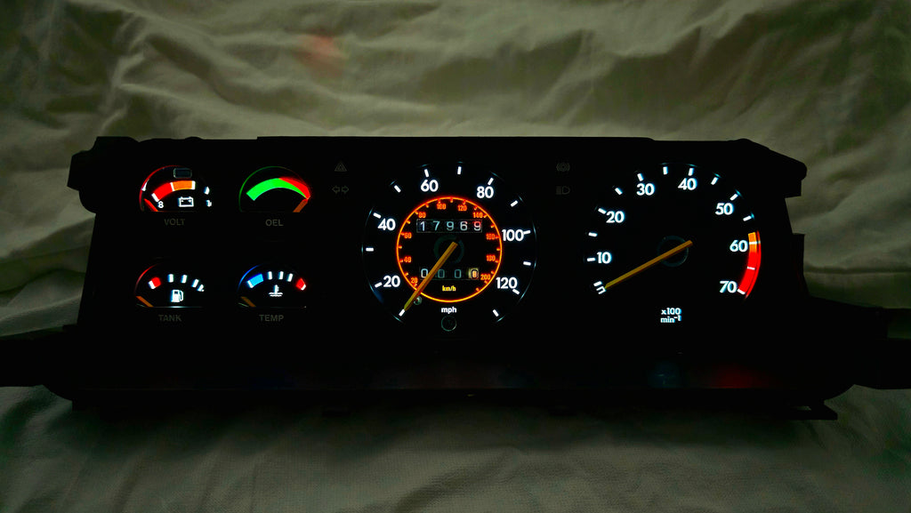 Opel Manta B / Ascona B – Tarcze LED Indiglo GSI lub GT