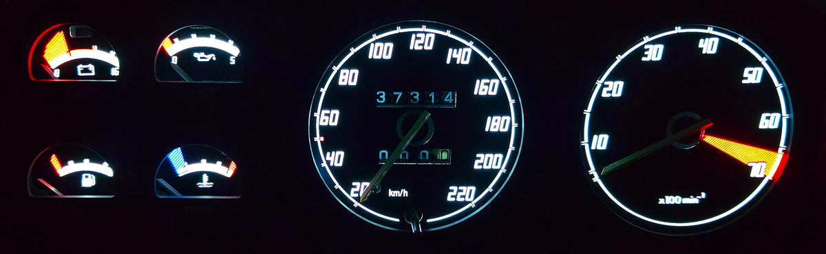 Opel Manta B / Ascona B – LED-Instrumente Indiglo GSI oder GT